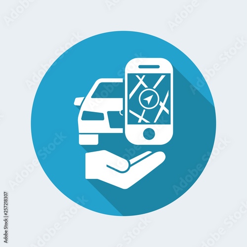 Smartphone car navigator service