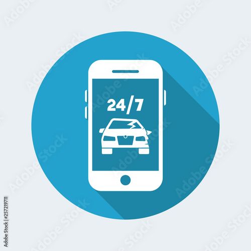 Applicatio for car crash assistance 24/7
