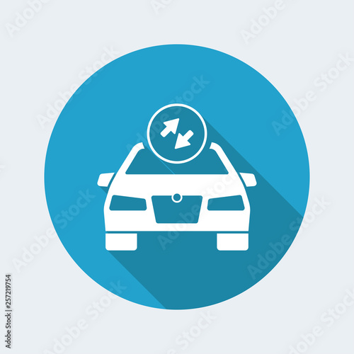 Car transfer service icon