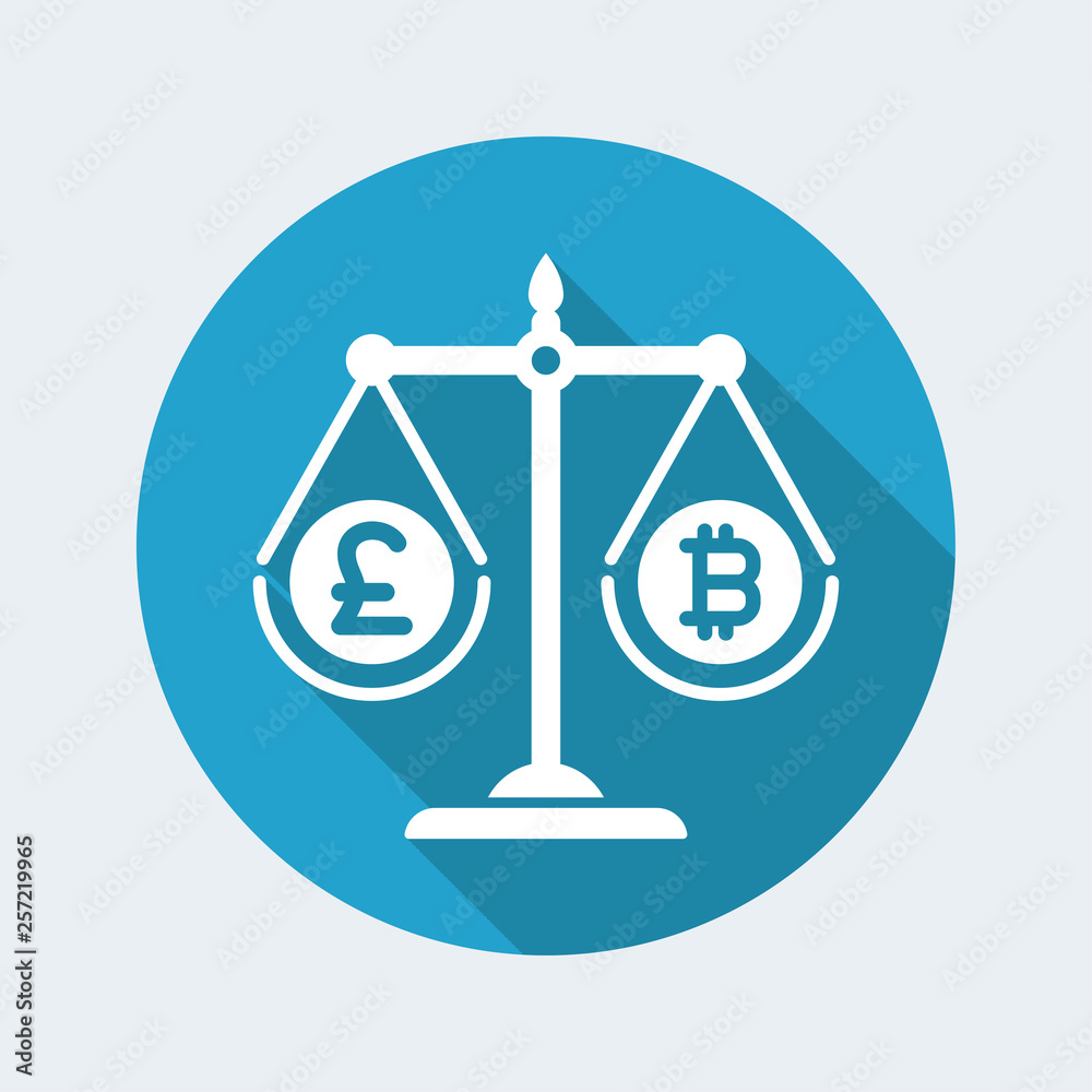 Scale compare Sterling and Bitcoin Scale compare Sterling and Bitcoin