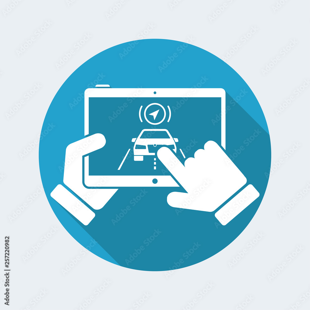 Browser page for download tablet navigator app Browser page for download tablet navigator app