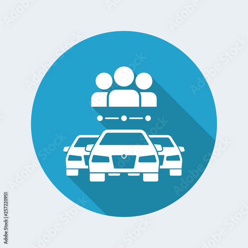Car sharing icon
