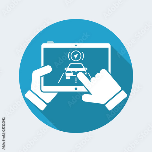 Browser page for download tablet navigator app
