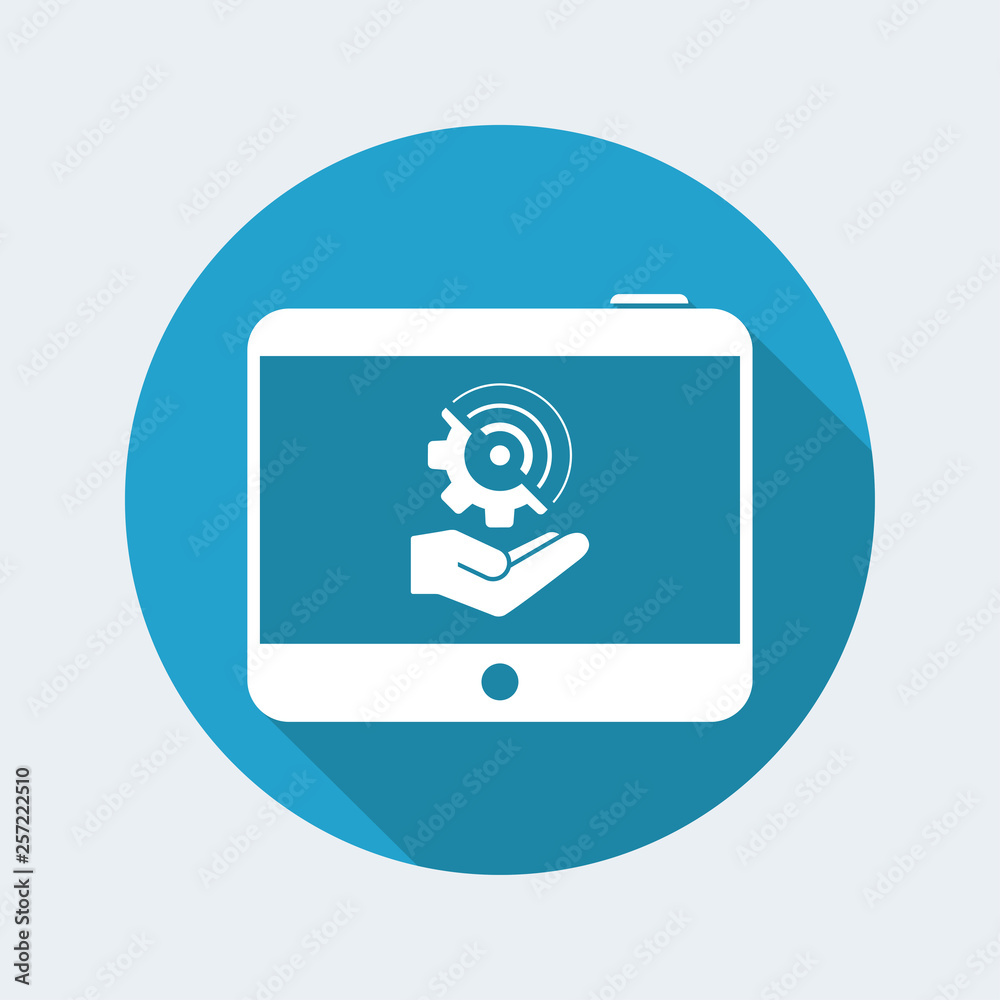Connection settings services on tablet Connection settings services on tablet