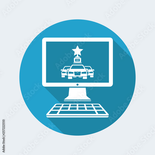 Online automotive award winner icon