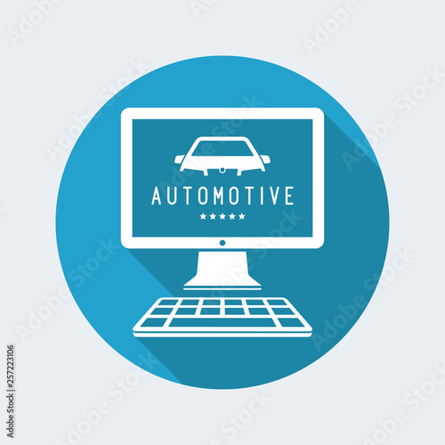 Automotive info online icon