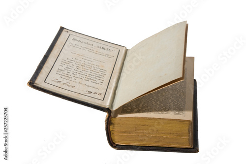 Obraz na płótnie Vintage small dutch book of psalms of 1906