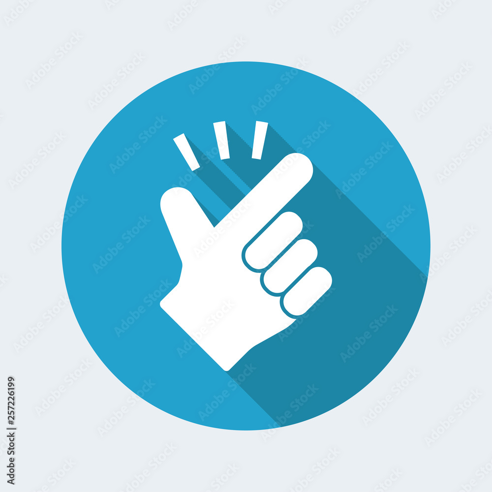 Snapping gesture hand icon Snapping gesture hand icon