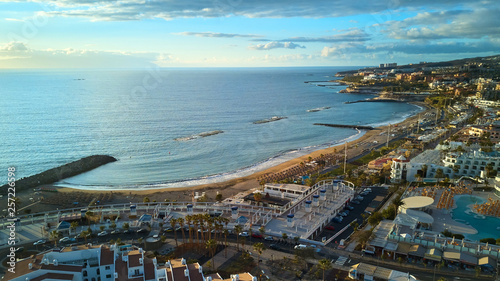 Air view on playa de fanabe