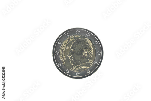 Commemorative 2 euro coin of  Greece