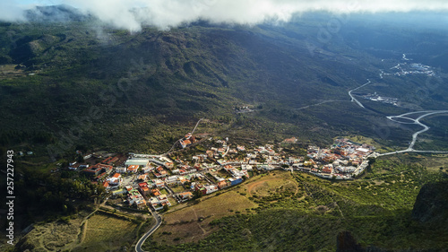 aerial view on Santiago del Teide