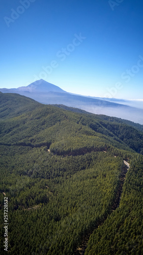 view of Teide volcano