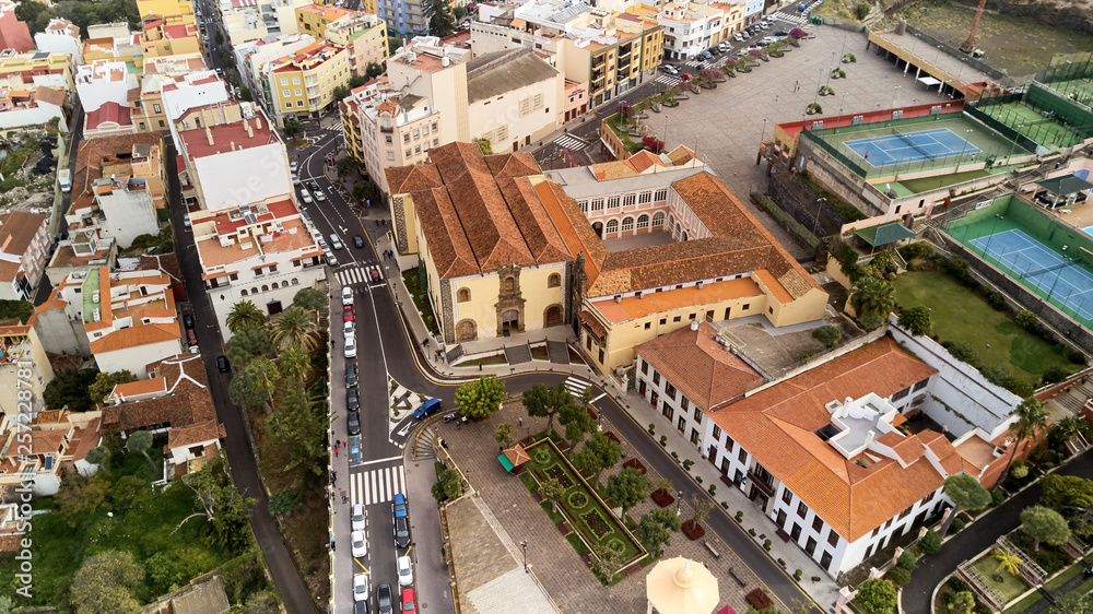 airview of Iglesia de san Augustin tenerife