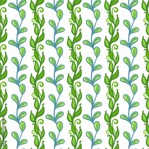 Vector seamless nature pattern.