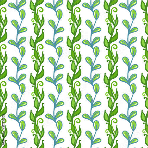 Vector seamless nature pattern.