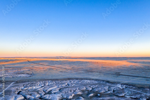 dusk over Colorado prairie