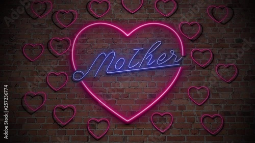 Vídeo de homenagem para o dia das mães. photo