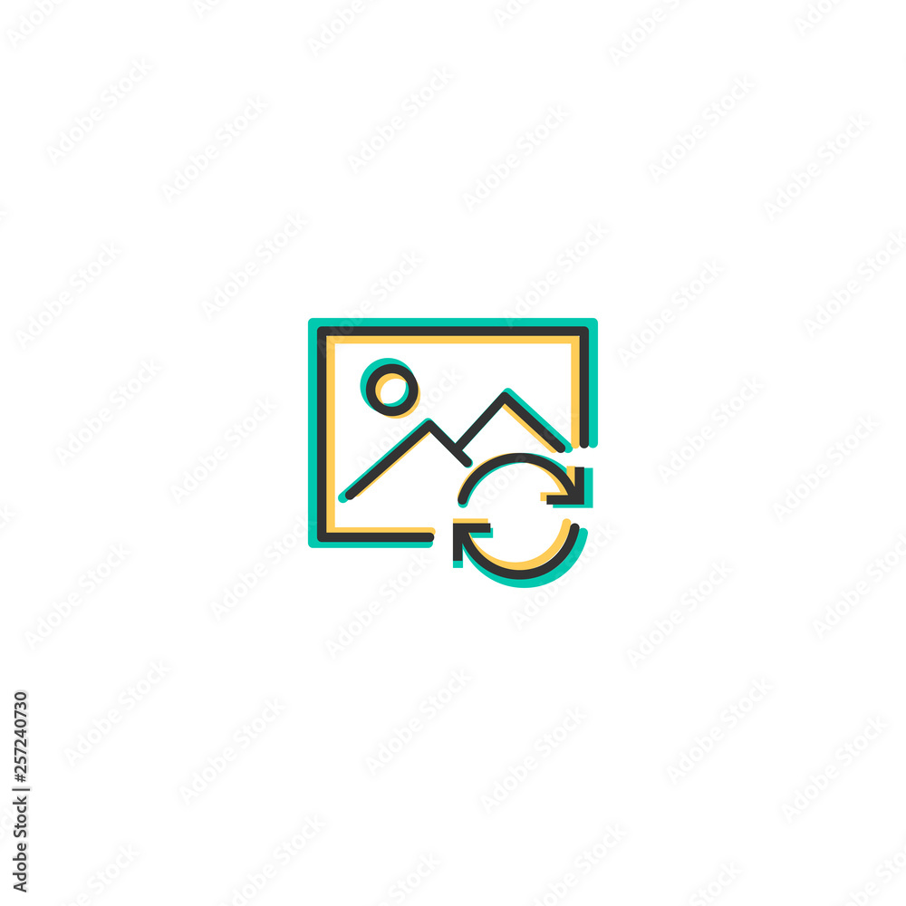 Image icon design. Interaction icon vector design Image icon design. Interaction icon vector design