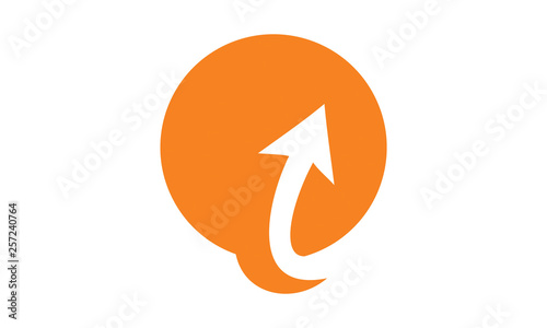 Free Download arrow chat logo - GFXLoad