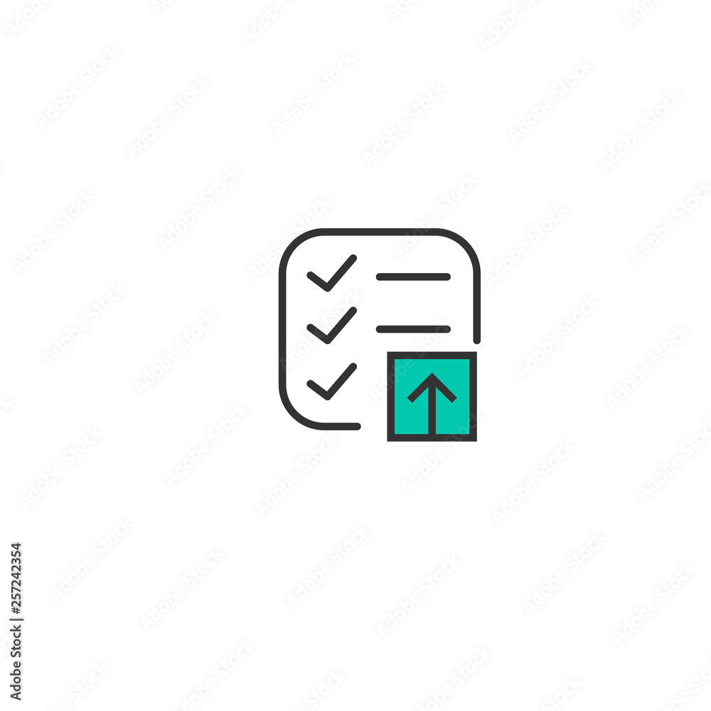 List icon design. Interaction icon vector design List icon design. Interaction icon vector design