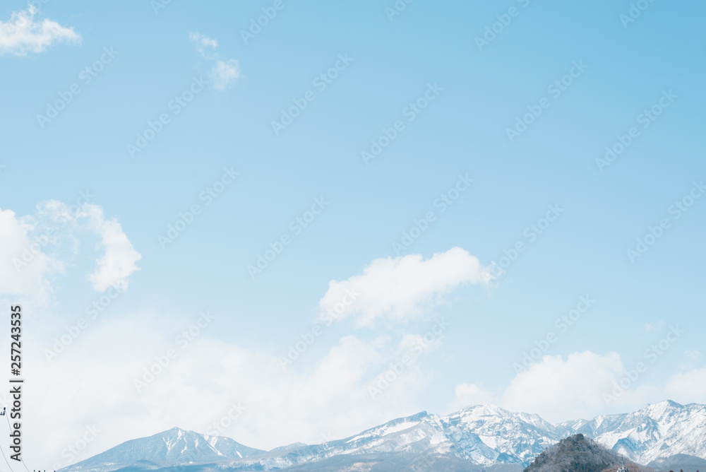 Blue sky and cloud Blue sky and cloud