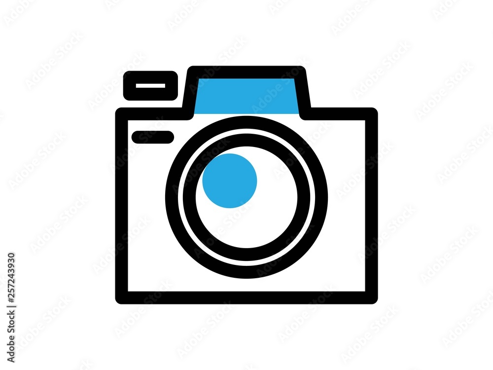 camera filled vector icon camera filled vector icon