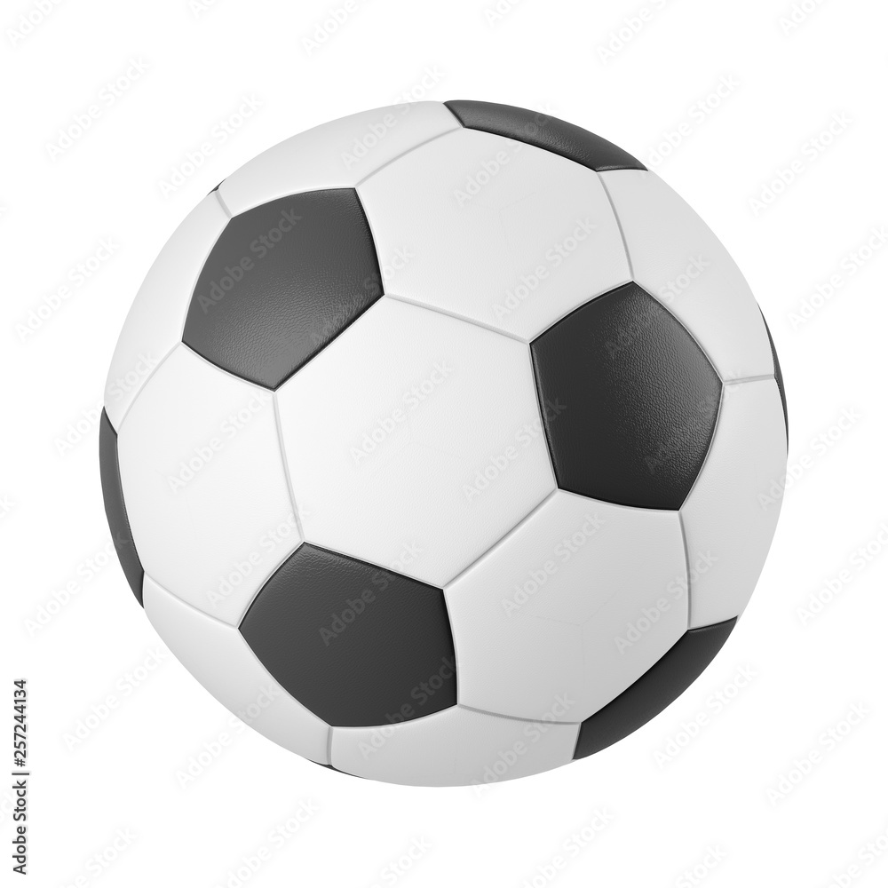 Classic soccer ball isolated on white background Classic soccer ball isolated on white background
