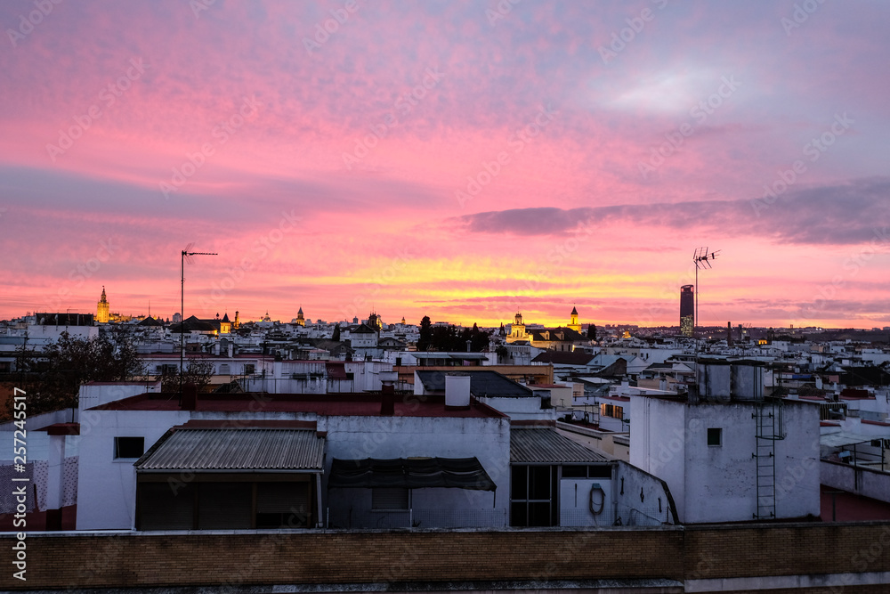 Sunset in Seville