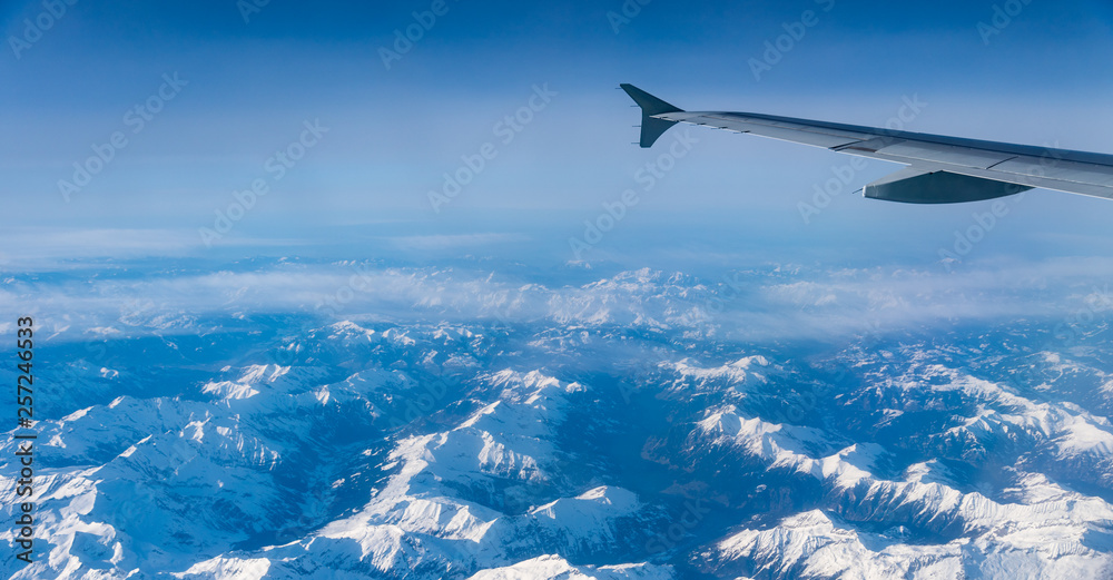 view from the airplane porthole view from the airplane porthole