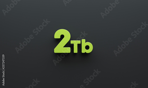 Ultra Pack green letters. 2Tb. photo