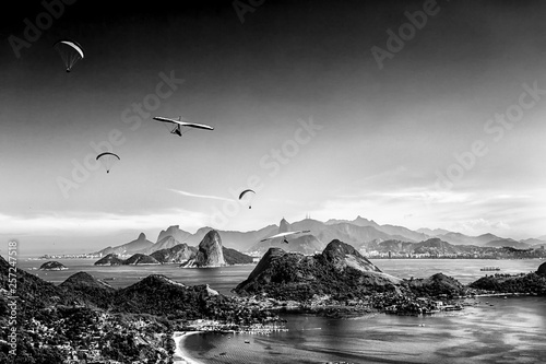 Paisagens do Rio de janeiro, montanha e mar