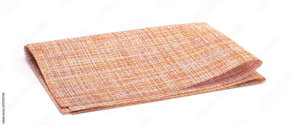 Napkins serving isolated on white background Napkins serving isolated on white background