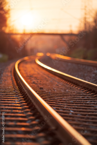 Red hot rail track