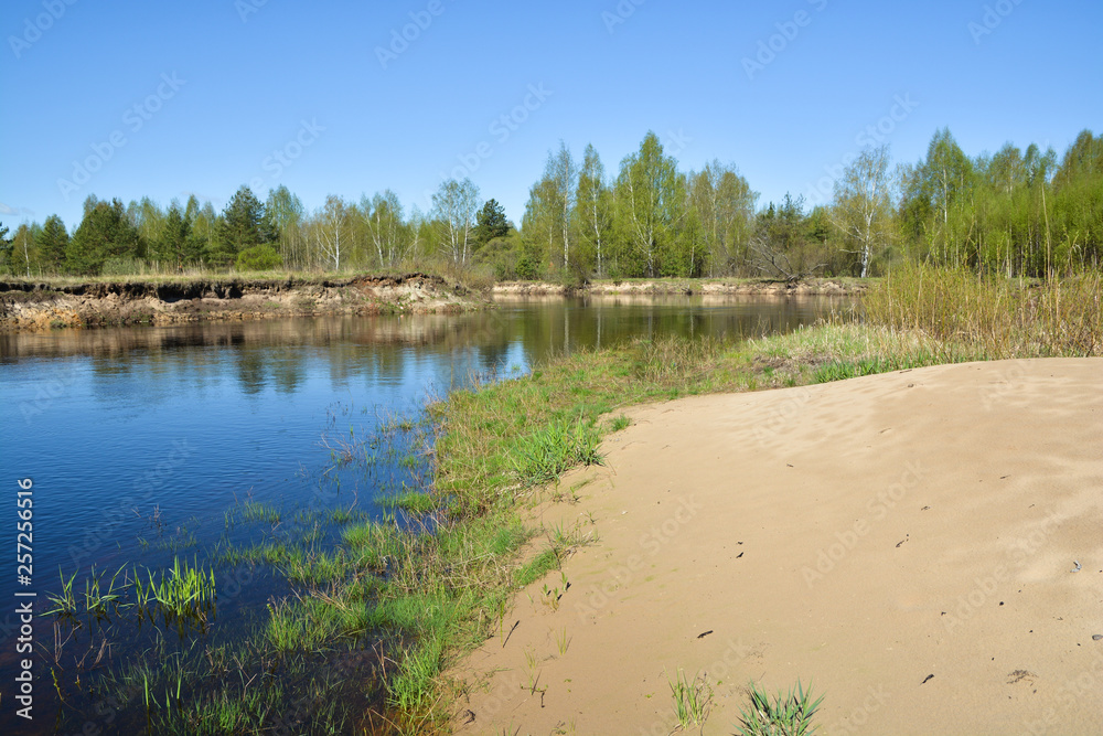 The beginning of may on a protected river. The beginning of may on a protected river.