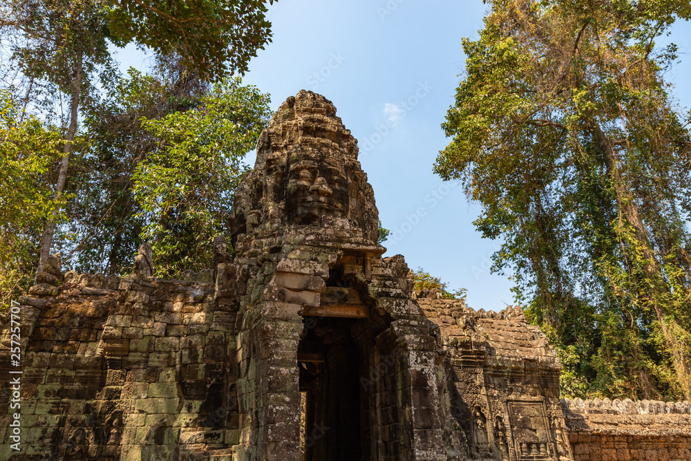 Banteay Kdei temple in the Angkor Area near Siem Reap. Cambodia