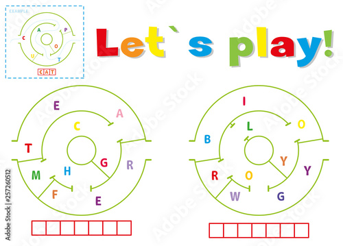 Play and write the words teacher and biology