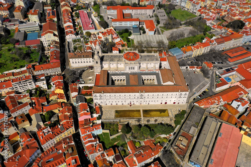 Lissabon Luftbilder - Luftaufnahmen von Lissabon: Ponte 25 de Abril, Castelo de São Jorge, Igreja de Santa Engrácia, Commerce Square und weitere Sehenswürdigkeiten