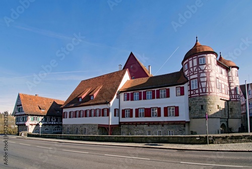 Das alte Schloss in Gaildorf im Landkreis Schwäbisch Hall, Baden-Württemberg, Deutschland