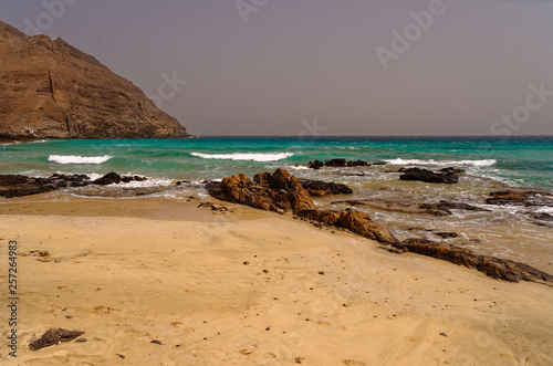 Einsamer Strand auf den Kapverdischen Inseln