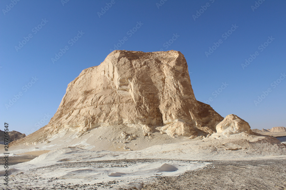 White Desert in. Egypt