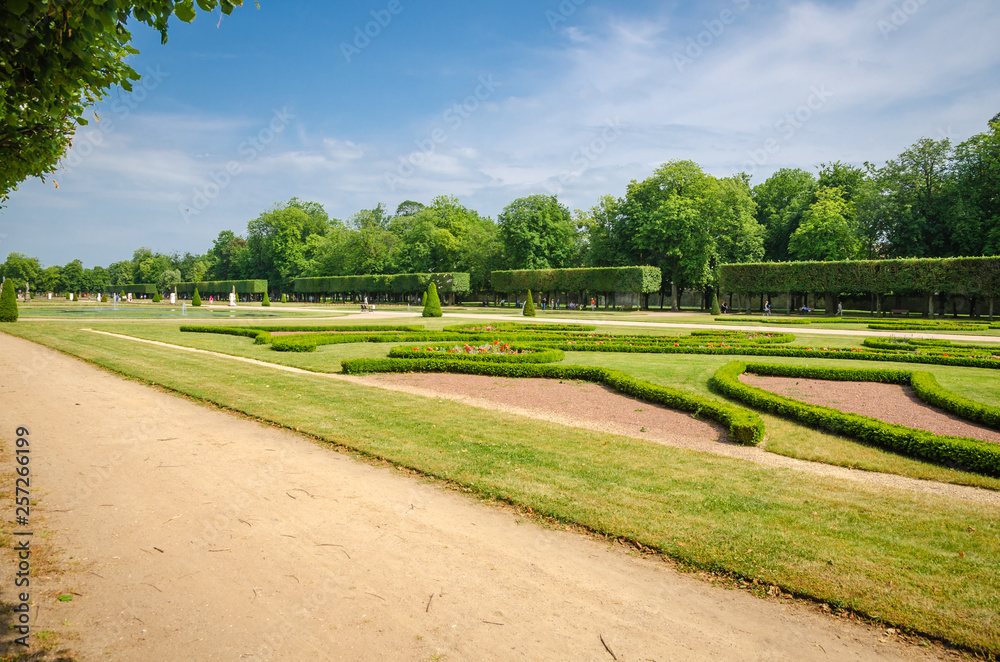 Gardens of Luneville's Castle, France