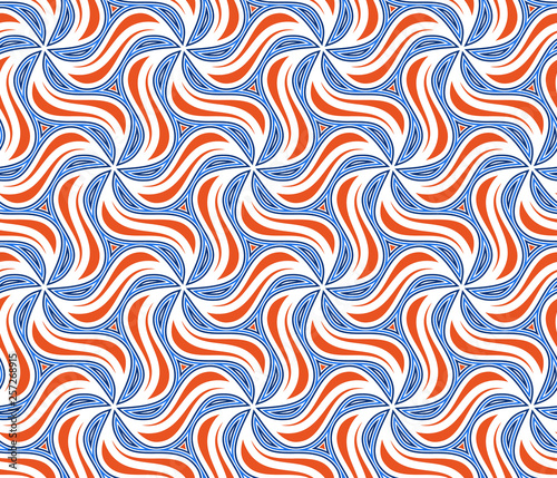 Seamless pattern with rotat...