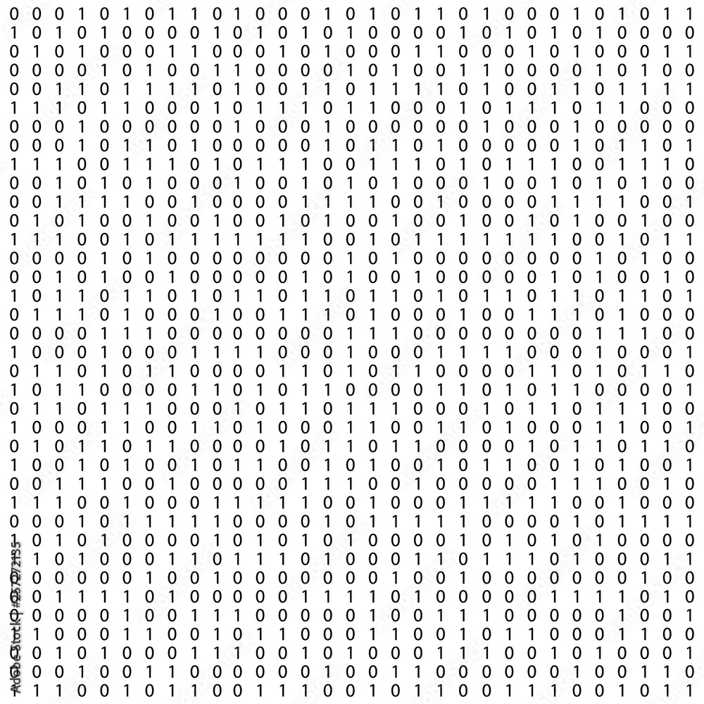 Background With Digits On Screen. binary code zero one matrix white  background. banner, pattern, wallpaper. Abstract Matrix Background. Binary  Computer Code. Coding. Hacker concept. Vector Background Stock Vector |  Adobe Stock
