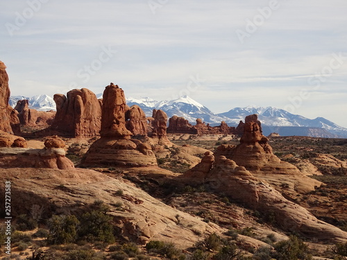 Arches, National Park in winter, USA © fabien
