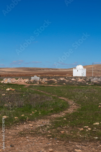 Landscape with a chapel/mosque, Morocco
