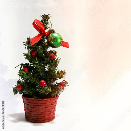 an artificial Christmas Tree