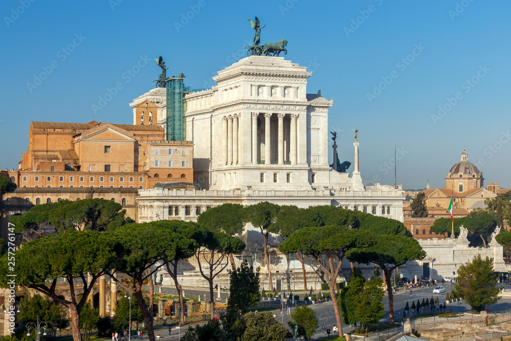 Rome. Aerial view of the city.