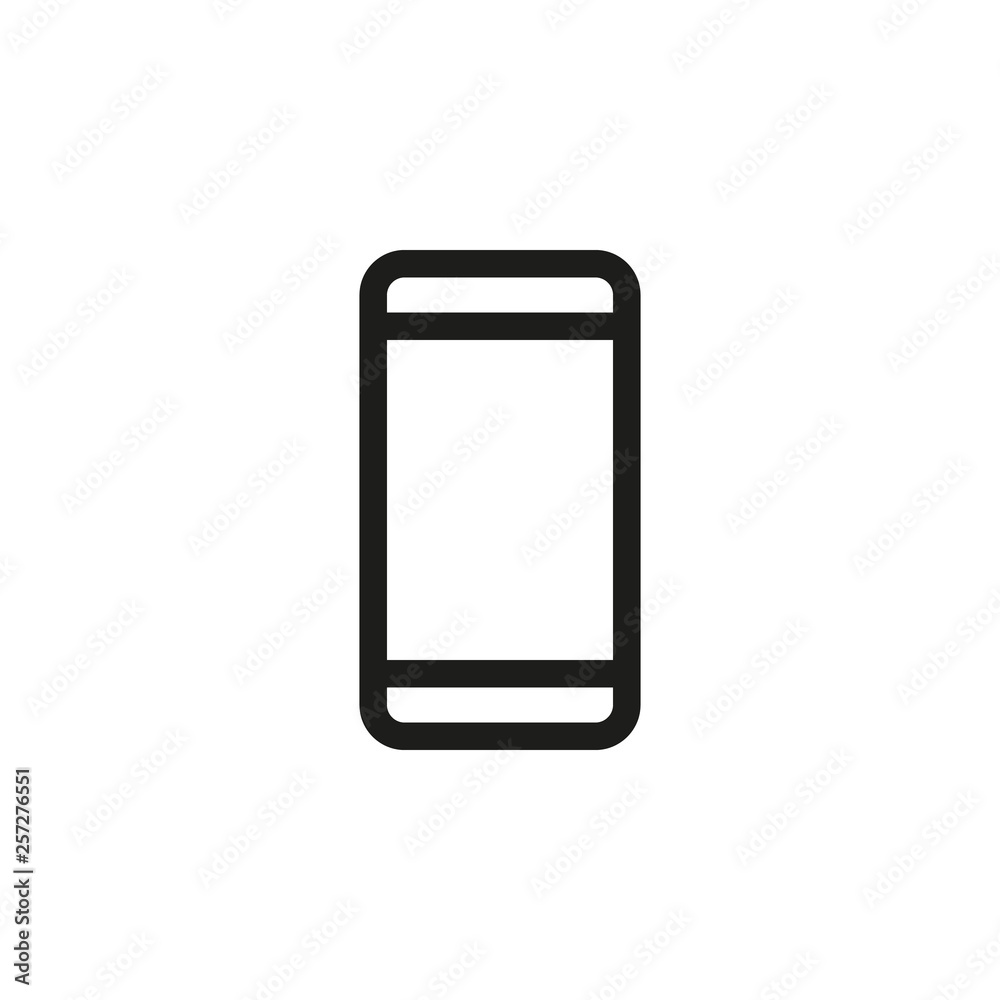 Simple smartphone icon. Vector illustration. Simple smartphone icon. Vector illustration.