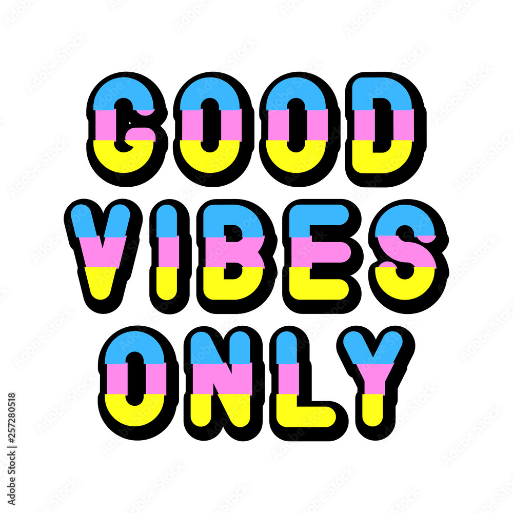 Good Vibes Quote - Motivational Quote - Aesthetic Quote - Good Vibes -  Sticker