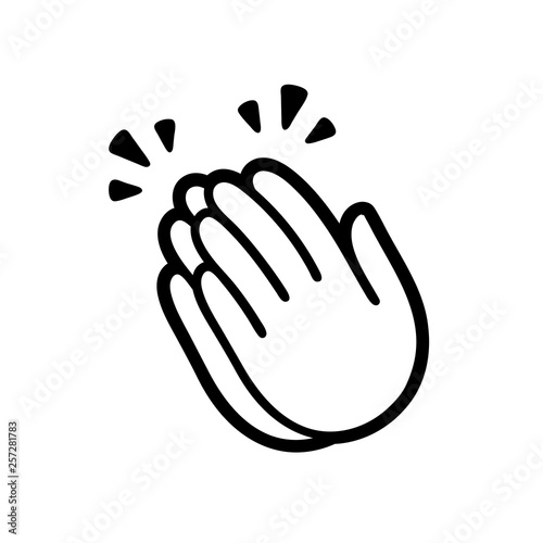 Clapping hands icon